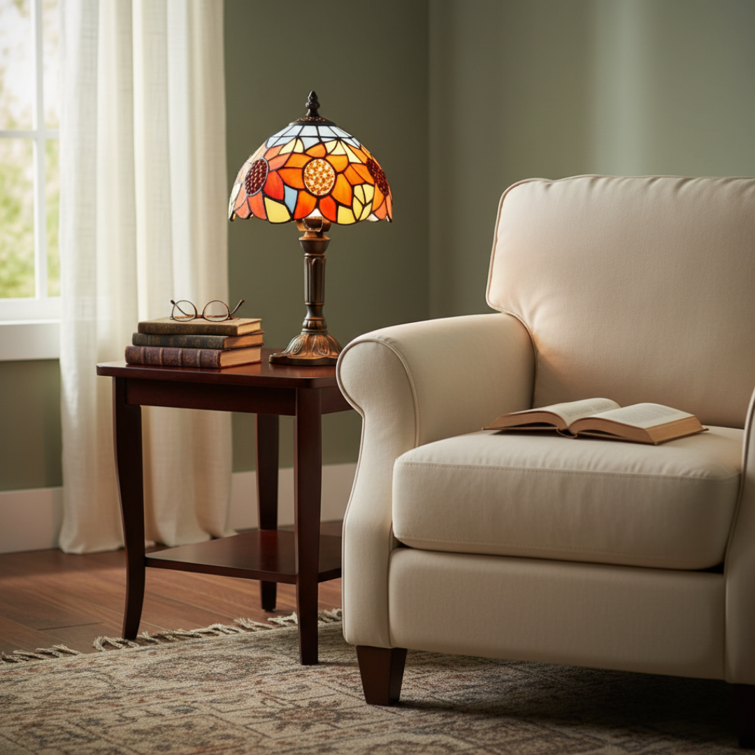 Klasyczna Lampa Stołowa w Stylu Barokowym