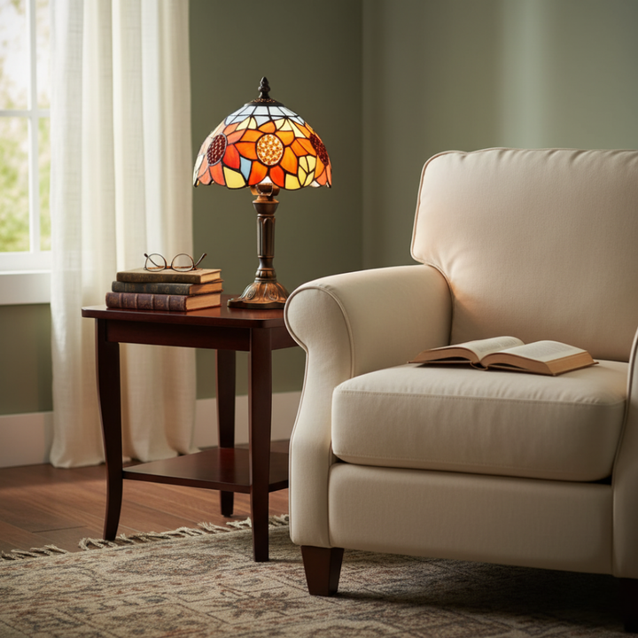 Klasyczna Lampa Stołowa w Stylu Barokowym