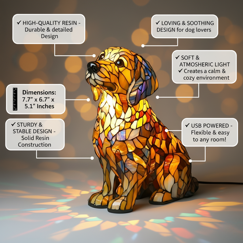 Figurka Złotego Retrivera Lily